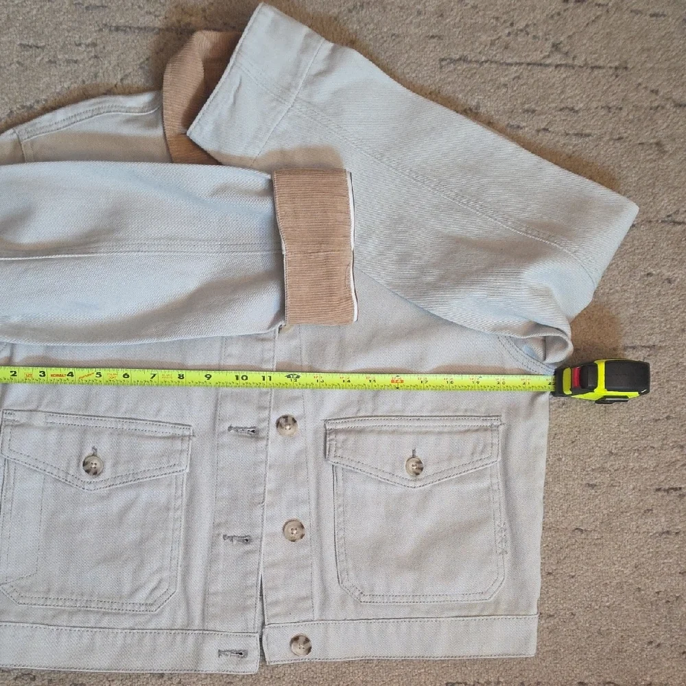 Scotch & Soda Amsderdam, Men's Blue Light Jean Jacket&cordury Details, M, NWT